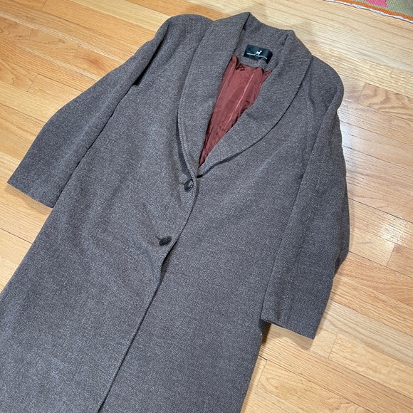 Peruvian Connection Brown Blazer Coat - Picture 2 of 4